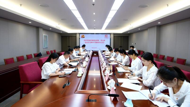 尊龙凯时集团党委书记、董事长任丁参加总部第一党支部党史学习教育专题组织生活会