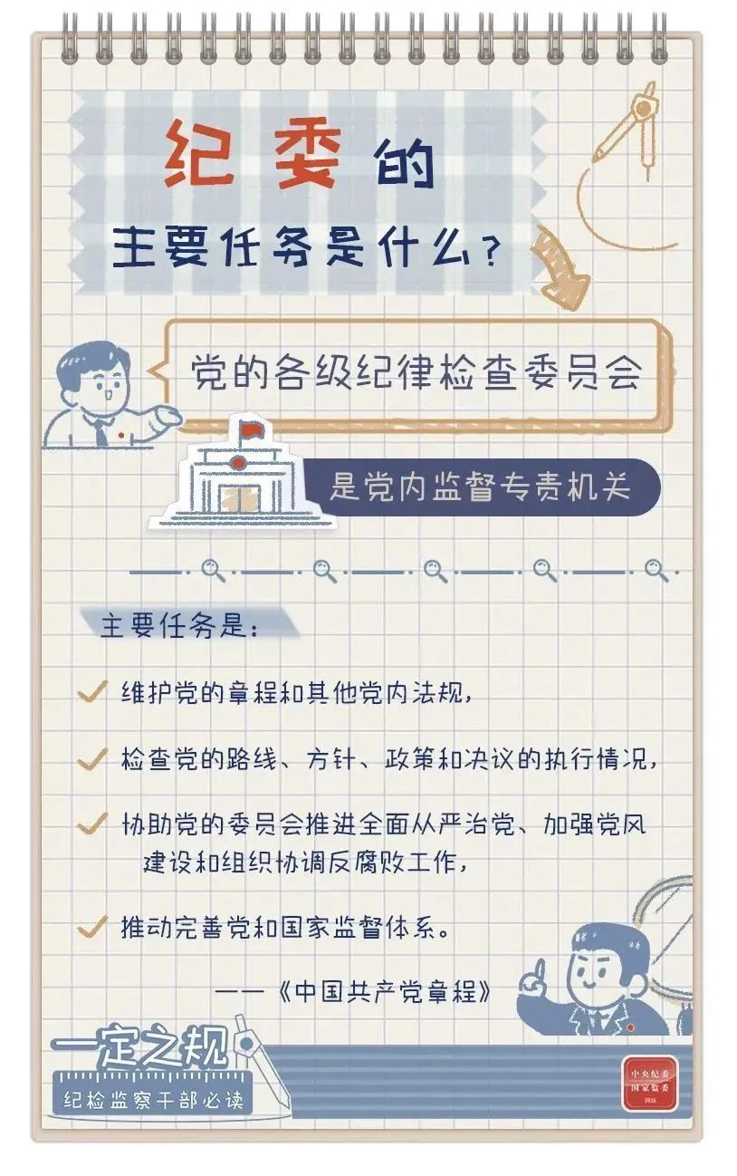 一定之规：纪委的主要任务是什么？